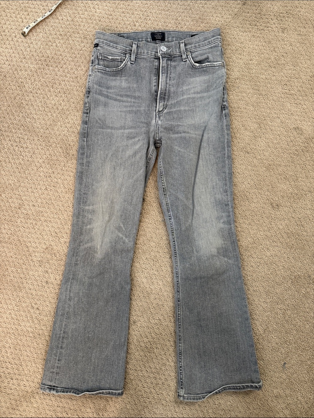 Citizens Of Humanity Grey Flare Jeans